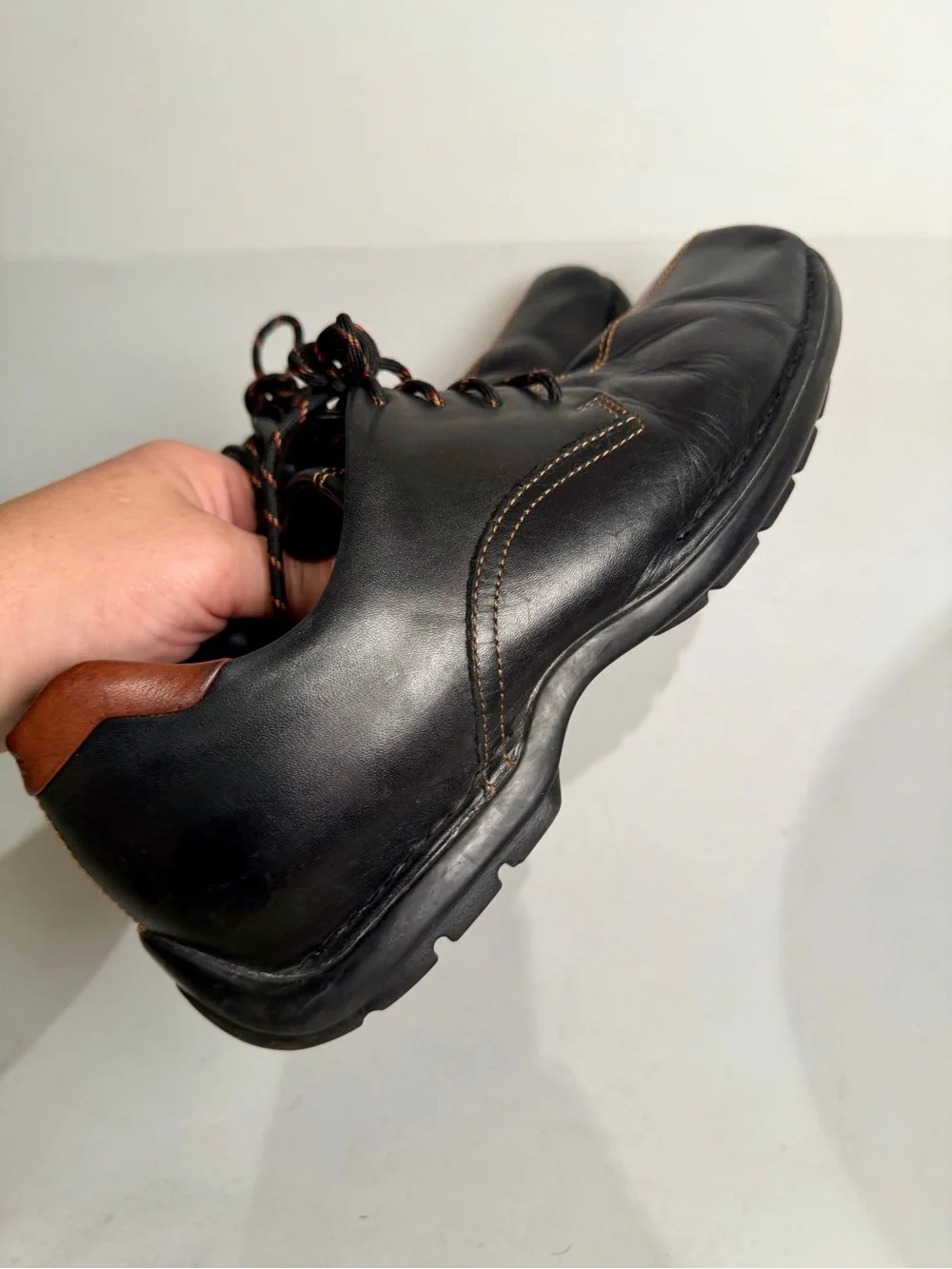 Cole Haan Zeno Leather Oxfords Comfort Shoes Mens 10 Black Casual Preppy